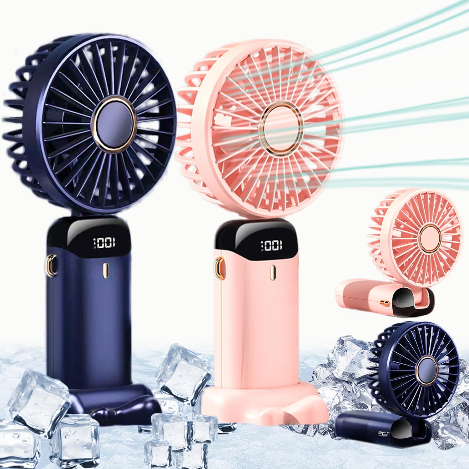 Rechargeable Mini Hand Fan for Kids & School, Travel, or Daily Use