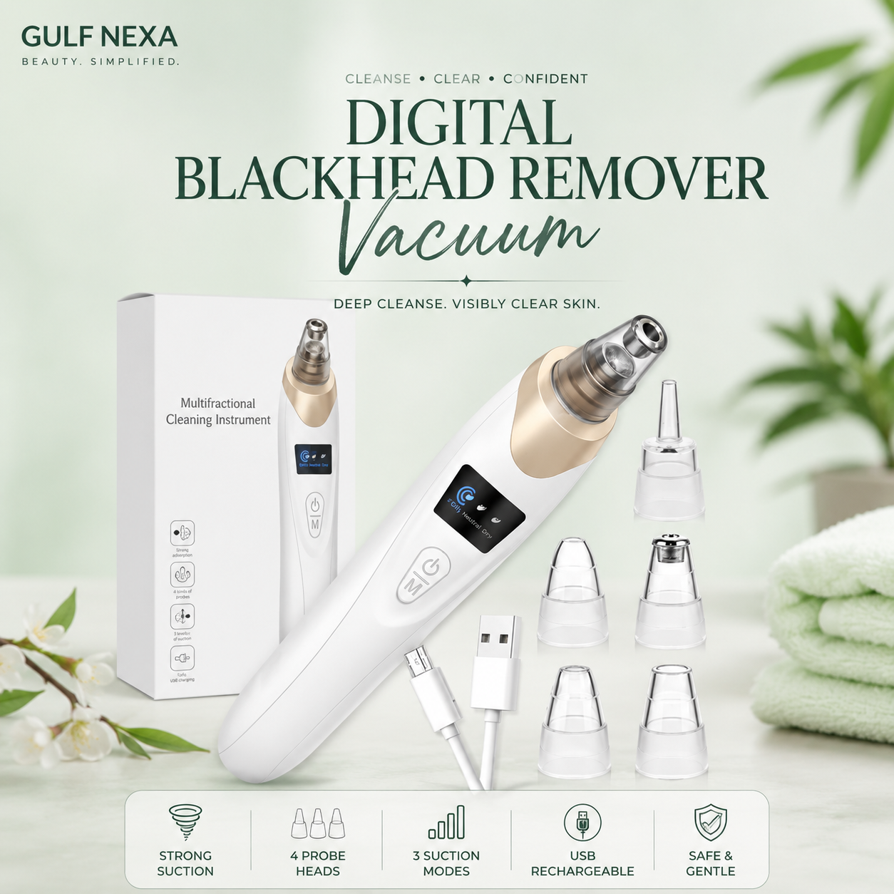 Digital Blackhead Remover Vacuum